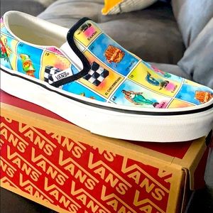 SOLD. Lotería Vans women’s size 6 men’s 4.5